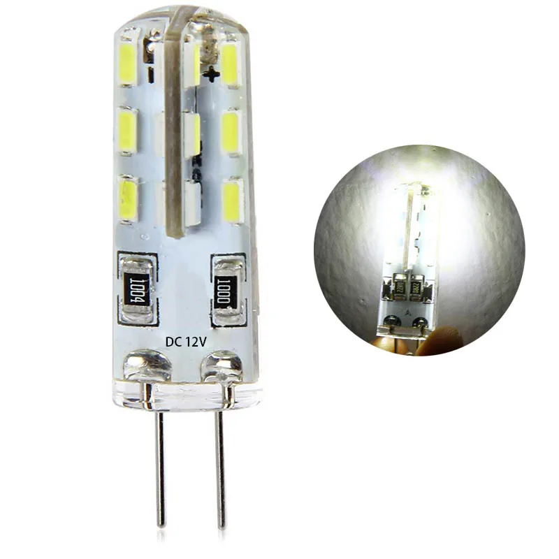 

5 шт./лот G4 Led DC12V 2W 3014 24SMD низкое напряжение в линии Светодиодная лампа декоративное освещение