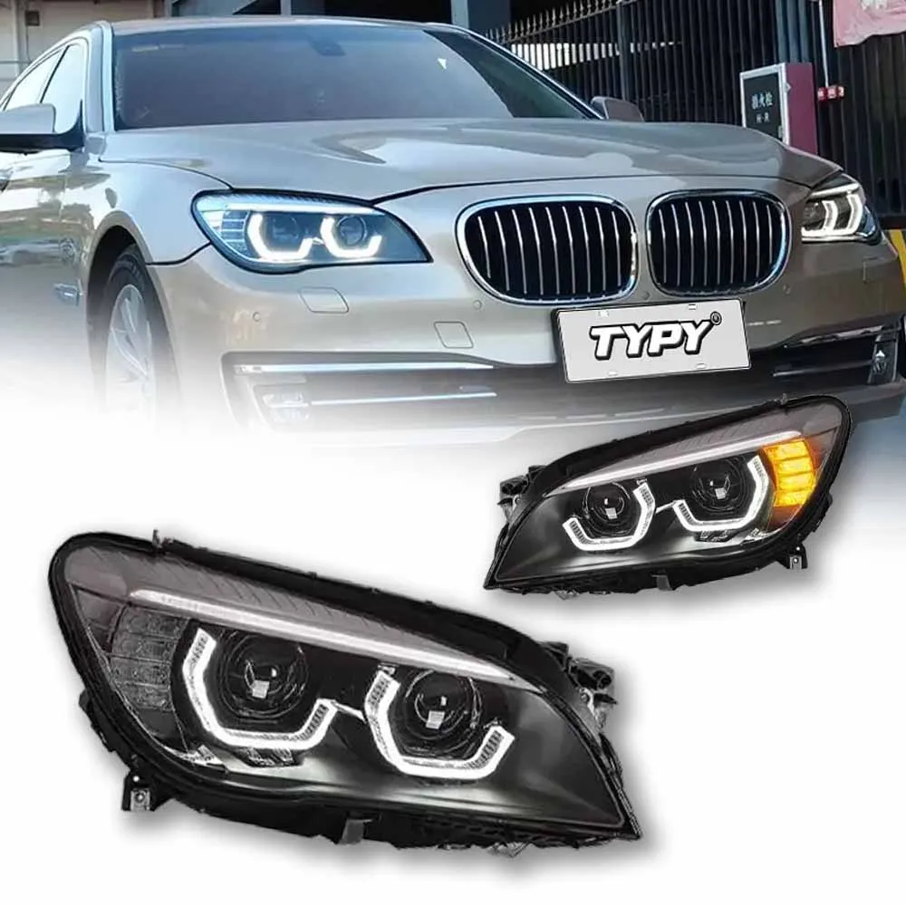 

Автомобильные фары для BMW 7 Series F01 F02 2009-2014 светодиодный, автомобильные лампы, дневные ходовые огни, динамические Сигналы поворота, автомобильные аксессуары