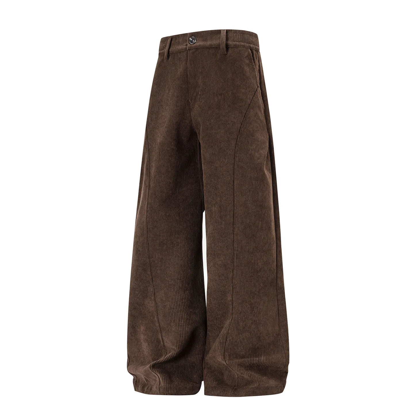Men Corduroy Wide Leg Straight Pants Japan Korean Streetwear Fashion Loose Casual Vintage Stripe Cargo Trousers Man Harem Pant