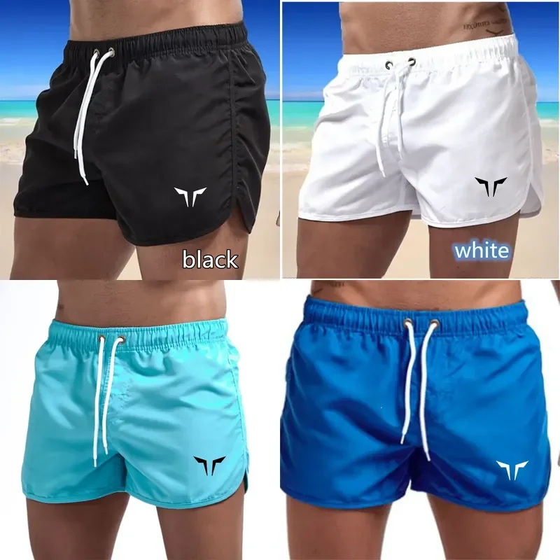 Men's Summer Colorful Quick-Dry Bathing Shorts for Swimming Beach Surfing Running and Outdoor Activities Lightweight Elastic