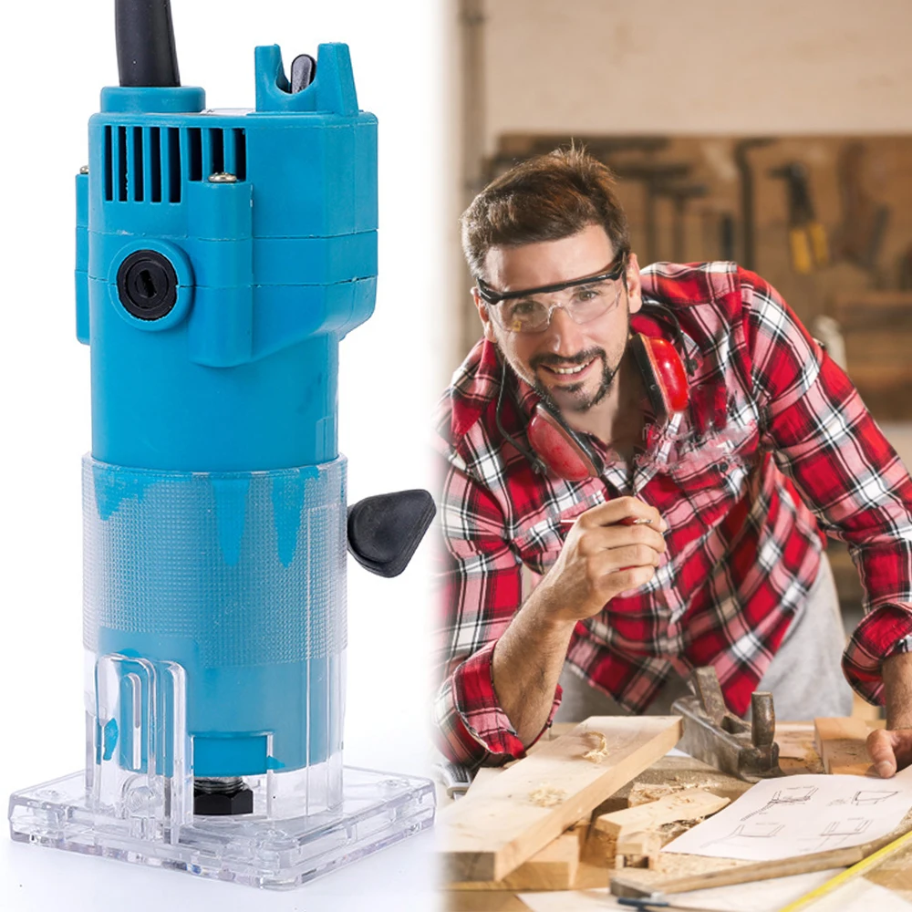 BOLIMEI M1P-3073 800W 30000R/MIN Tondeuse à main électrique Routeurs à bois calcul travail menuisier pour chanfreinage du bois ou vec