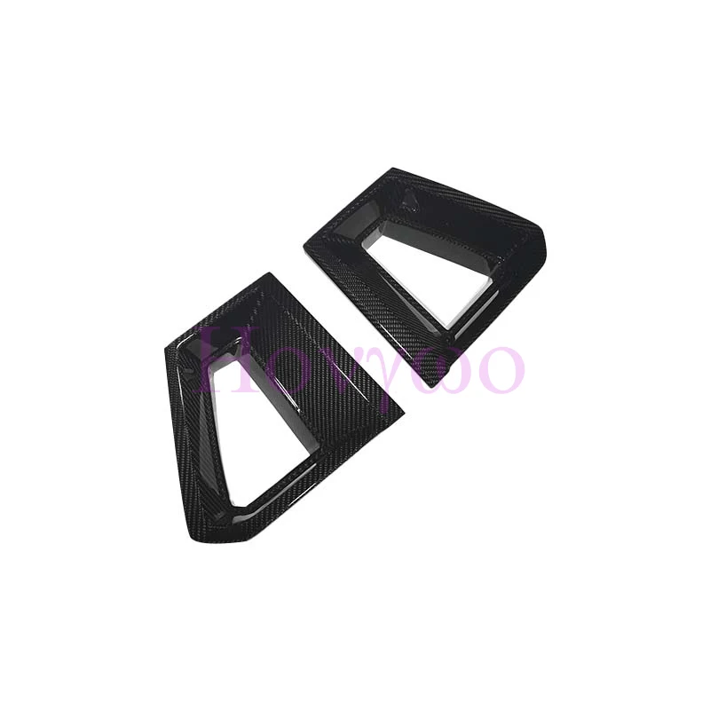 For Ford Mustang S650 Darkhorse 2024up Front Grille Side Frame Cover Dry Carbon Fiber Exterior Car Accessories