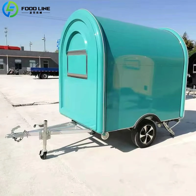 

Customized Mobile Dining Car European Food Trailer Bbq Food Trailer with Grill Multi-functional Food Truck Coffee Trailer
