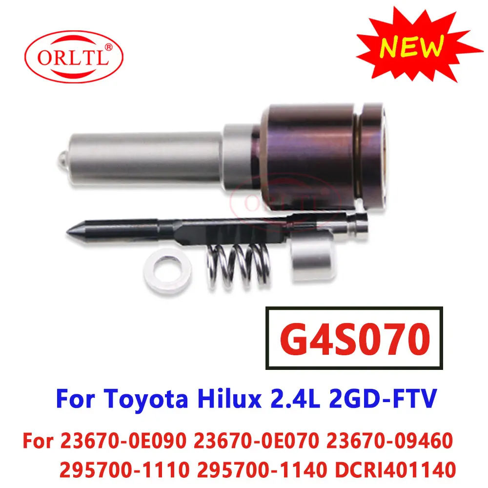 

New G4S070 Piezo Injection Nozzle g4s070 Fits For Toyota Hilux 2.4L 2GD Euro 6 Injector 23670-0E090 23670-0E070 23670-09460