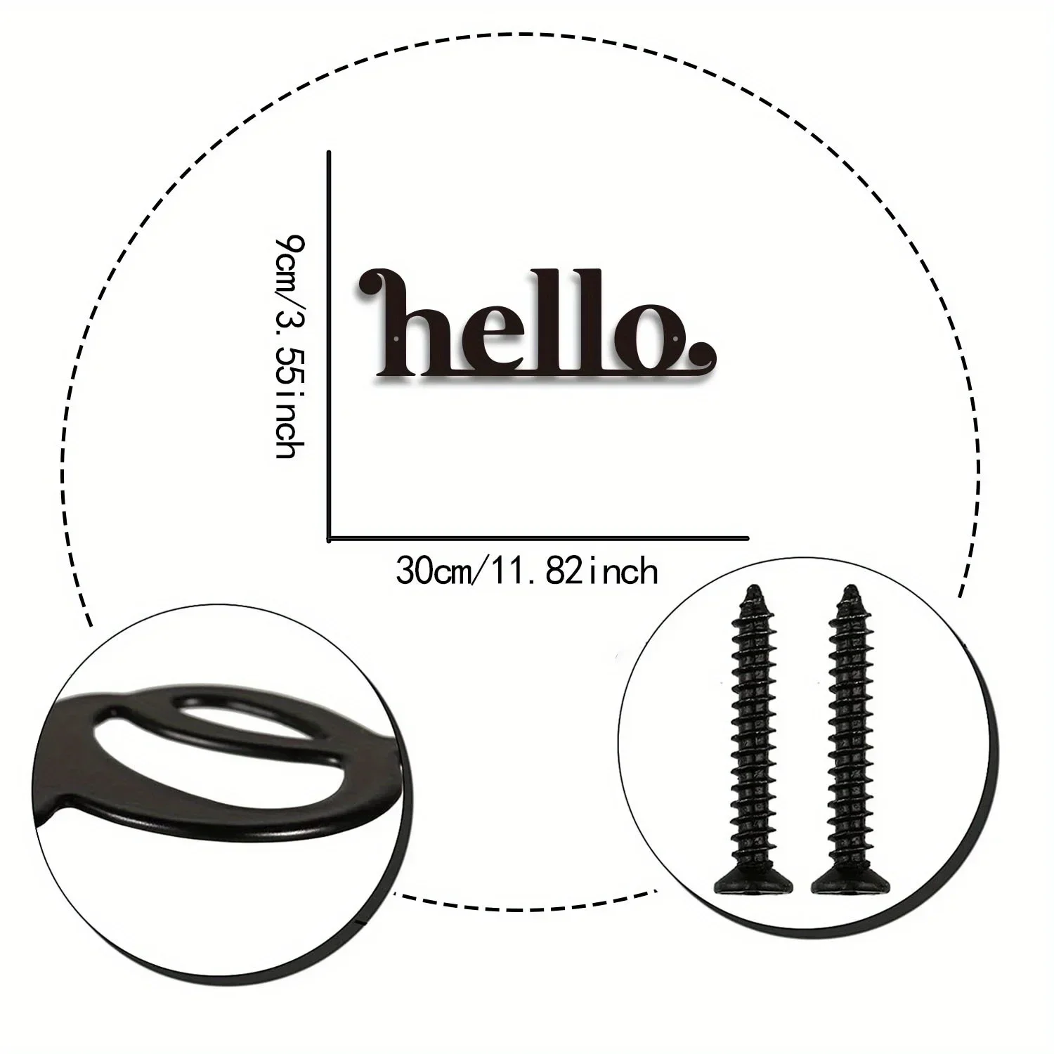 Рисунок 4 - металлическая вывеска Hello