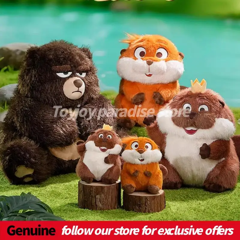 

New Genuine Hoppers George Plush Doll Stuffed Anime Toys Cute Bag Pendant Keychain Surrounding Gift For Kids And Movie Fans