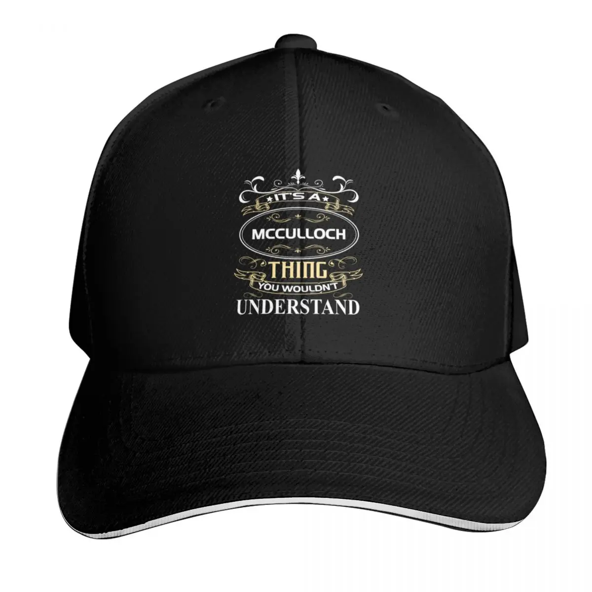 Mcculloch Name Shirt It's A Mcculloch Thing You Wouldn't Understand Baseball Cap Men Women Casual Summer Sport Sun Cap