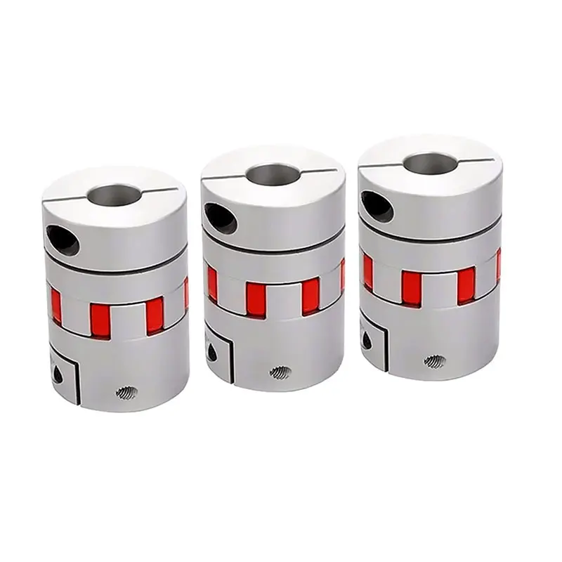 XB45*65 3 Jaws Flexible Shaft Plum Coupling Aluminum CNC Flexible Couplings10/12/14/15/16/17/18/19/20/20Keyway6/22/24/25mm