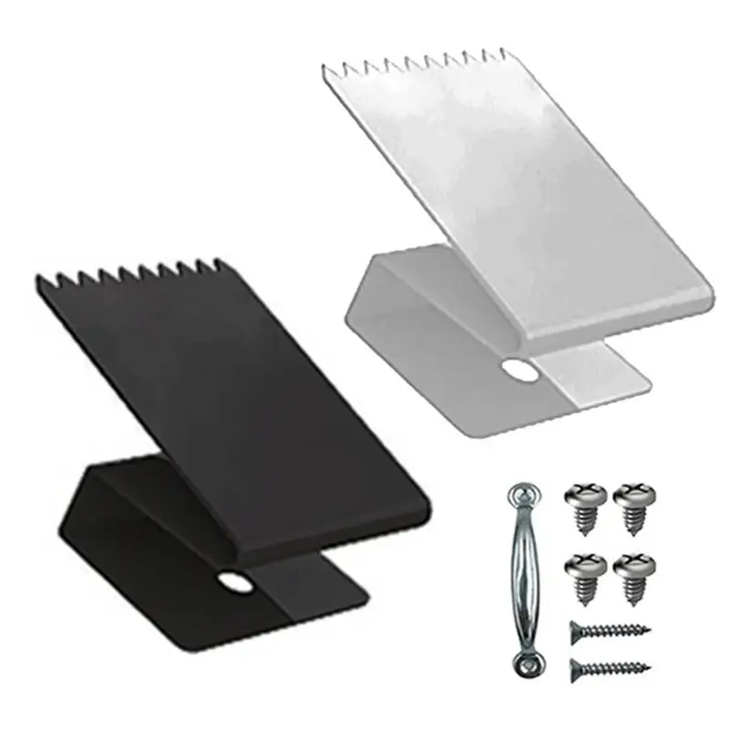 Window Board-Up Clips Reusable Storm Plywood Clips Shutter Hardware Storm Window Clips Board-Up Clips For Plywood Brick Wood