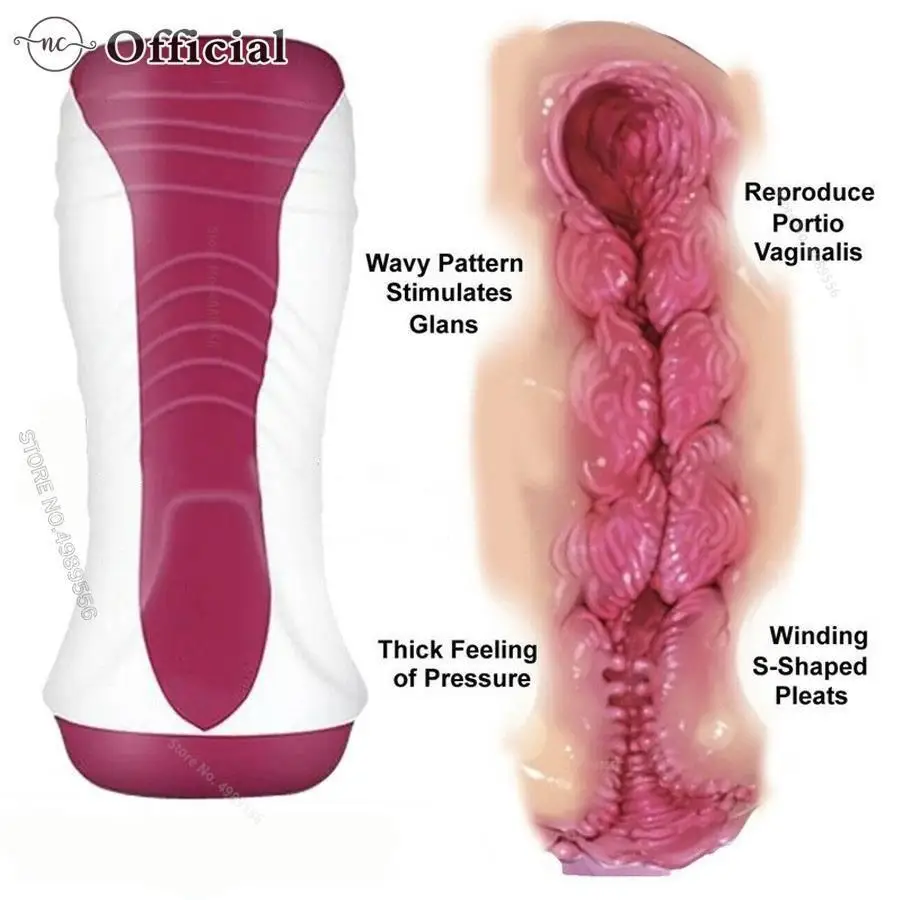 Realistic Silicone Vagina for Men Sexualex Men Toys Toy Canned Pussy Hot Selling Man Masturbation Pocket Pusssy Masturbator Size