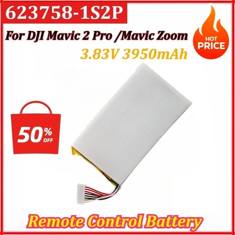 

New 3.83V 3950mAh 623758-1S2P High-Capacity Replacement Battery for DJI Mavic 2 Pro /Mavic Zoom UAV Remote Control Batteries