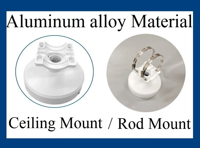 9cm Universal Dome CCTV Camera Rod / Side / Siding / Ceiling Mount Bracket Support Indoor Outdoor Aluminum Alloy Hemispherical