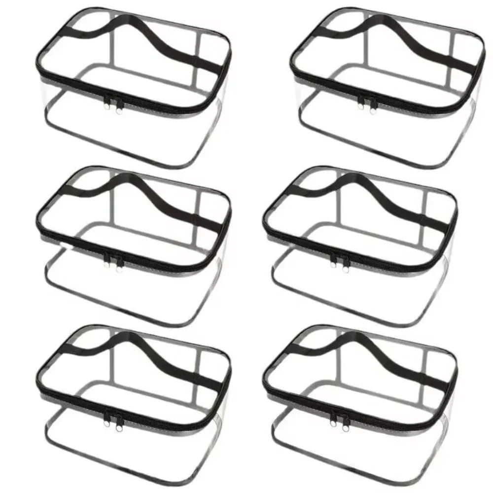 

Portable Transparent Storage Bag Large Capacity Clear PVC Puzzle Organizer Easy Clean Waterproof Block Organizer Room Storage