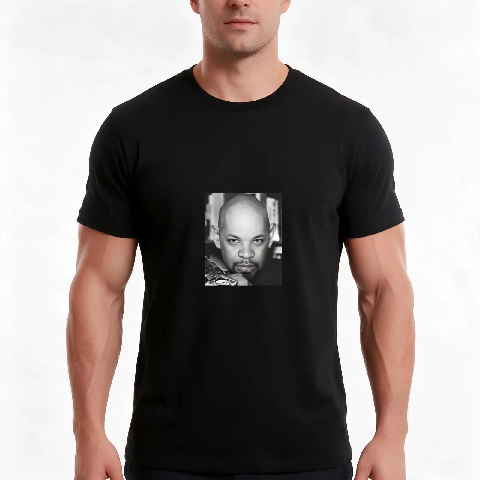 David E. Lavey T-Shirt, Summer Casual Cotton Tee, Oversized Streetwear Tops, Vintage Graphic Print, Loose Fit Short Sleeve