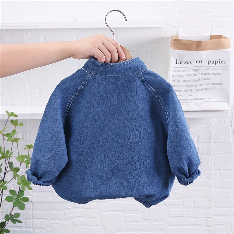 2023 Spring Autumn Children Clothes Boys Suit Denim Pullover Tops + Jeans Pants 2Pcs/Set Infant Casual Outfits Kids Sportswear