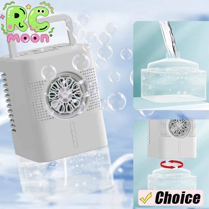 Automatic Portable Bubbles Machines Safe Sturdy 400ML 1 Click Control Illumination Hand-Held Electric Bubbles Toys