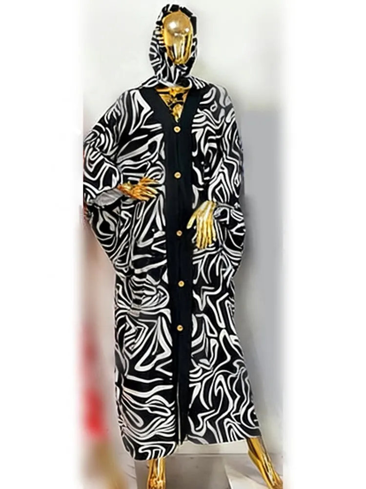 夏カバーアップ女性水着長袖ローブ水着 2026 新しいフラワープリントビーチホリデーマキシドレスカバーアップ