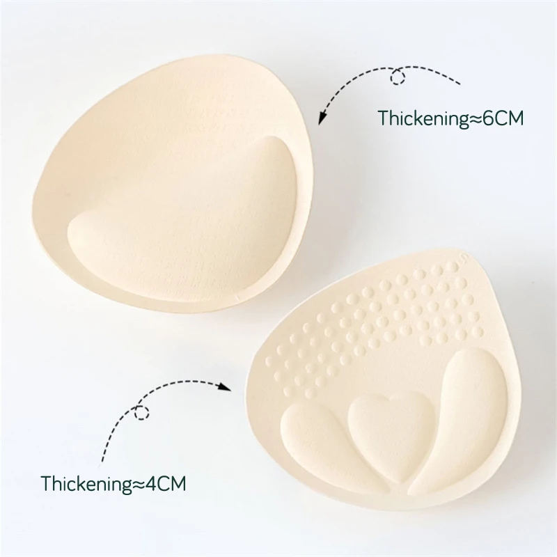 1Pair Women Outer Expansion Chest Pad Small Chest Flat Chest A Cup Special Thickened Bra Pad