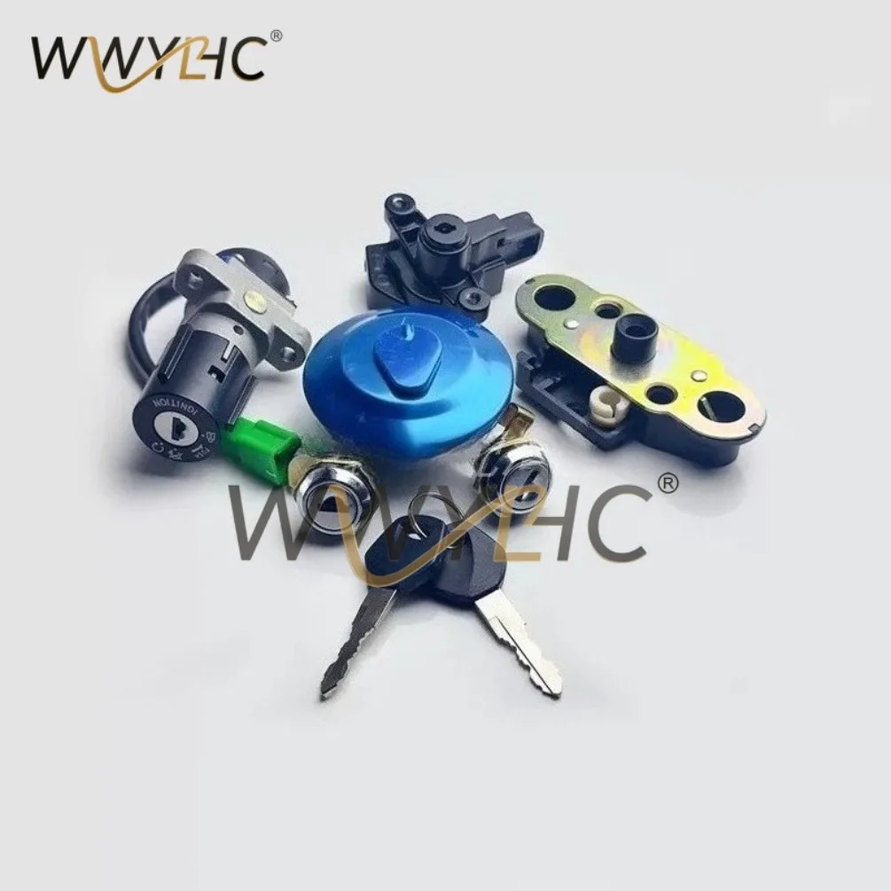 Compatible with TR150 HJ150-16/16A/16C/16D Electric Door Lock Ignition Switch Key Cover Lock
