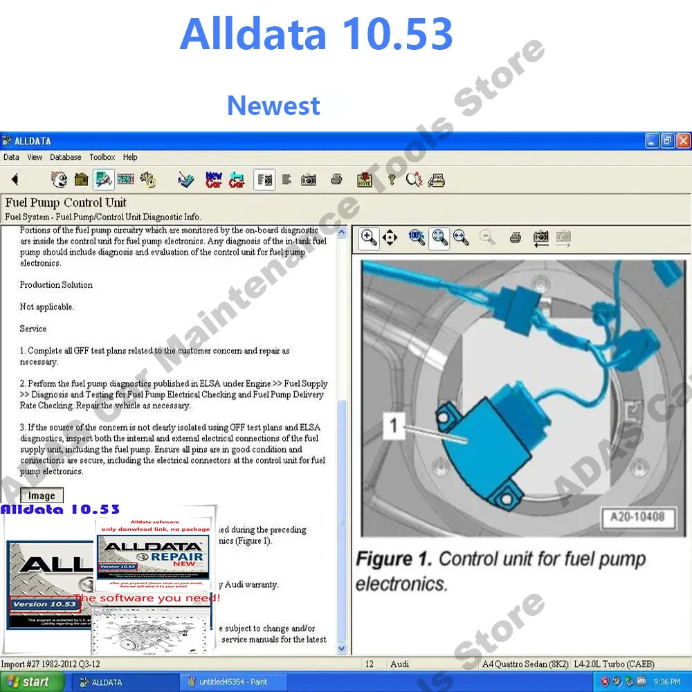 

Инструменты для обслуживания автомобилей Alldata 10.53, сканер OBD2, программное обеспечение для авторемонта, программное обеспечение Alldata для автомобилей с технической поддержкой для легковых и грузовых автомобилей