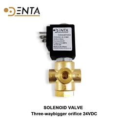 For Autoclave SOLENOID VALVE Three-way bigger orifice  DC 24V Medium:Air.Water spare autoclave parts tools dental clinic DC24