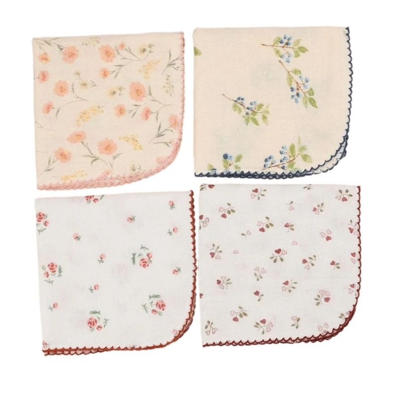 Chiffons en coton polyvalents pour bébés, mouchoirs pour nouveau-nés, lavage carré, serviettes d'alimentation pour