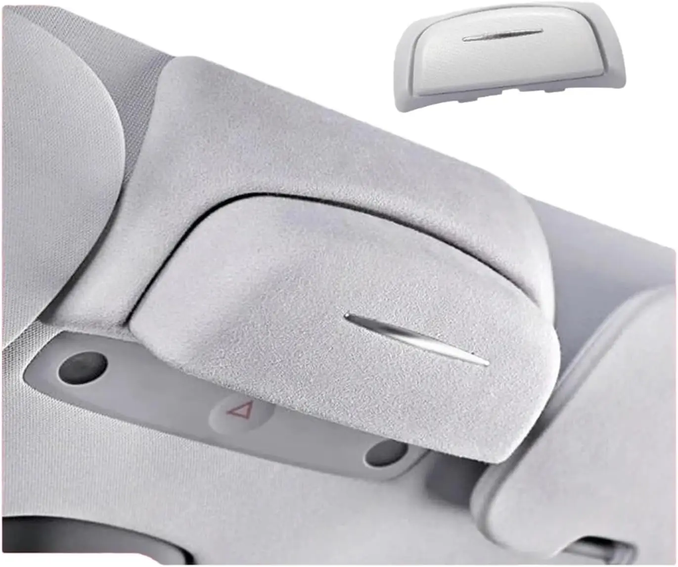 

Car Sunglasses Holder for Tesla Model Y Juniper Model 3 Highland Glasses Case Eyewear Box ABS Suede Eyeglasses Organizer 2026