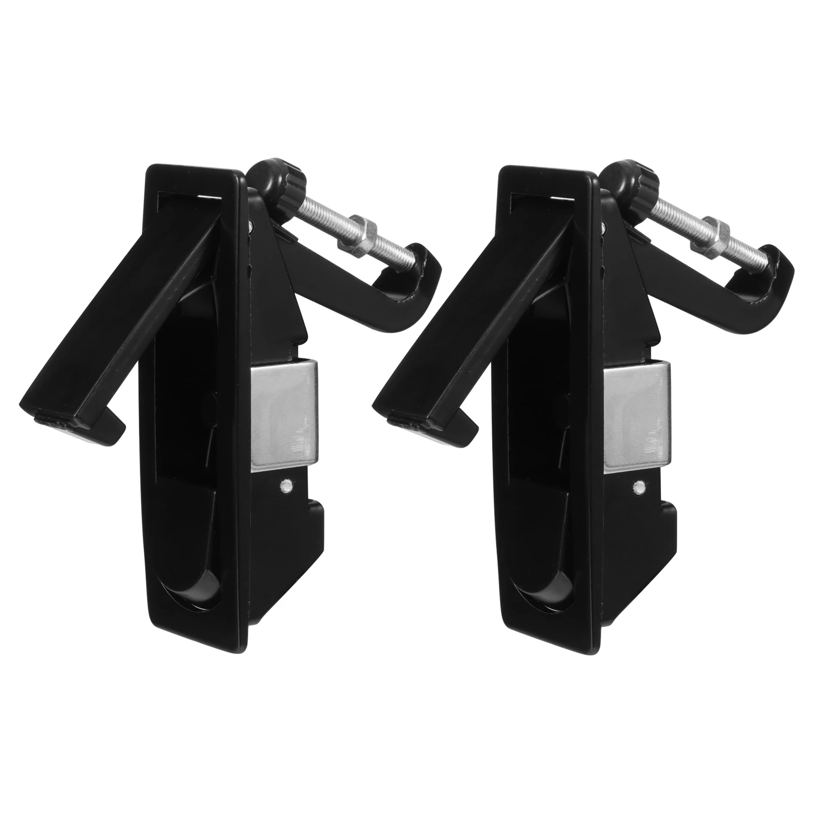 

2PCS Cabinet Door Locks Zinc Alloy Latch Adjustable Lever Compression RV Accessories Push Button Hardware