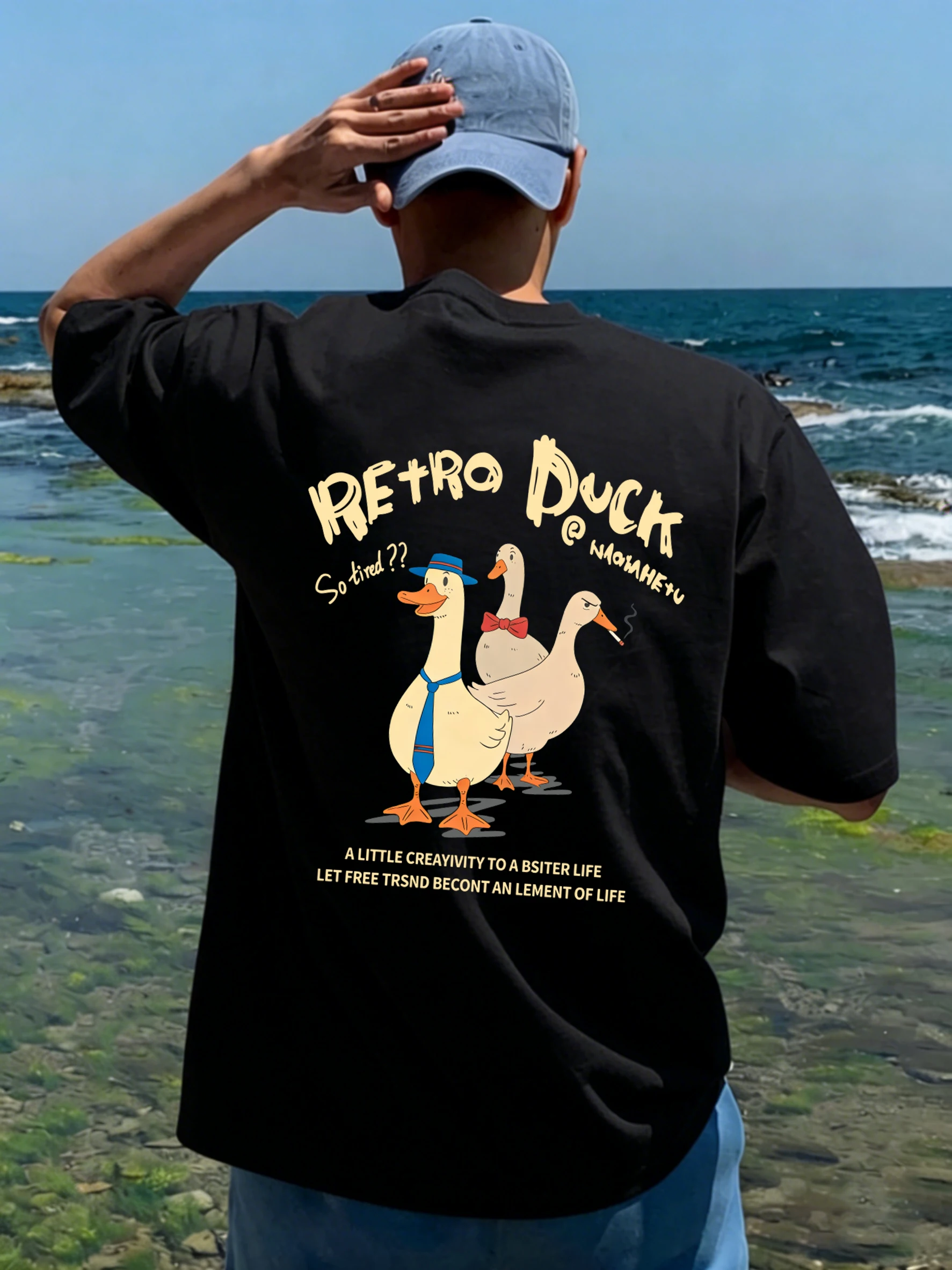 Мужская мягкая футболка с прин – обзор и цена Summer Duck Clothing