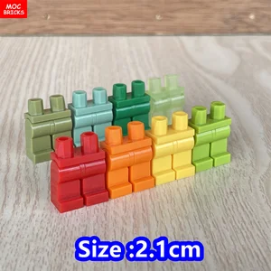 8 adet / grup MOC Tuğla Pantolon, Beyaz bacaklar, Vücut Giyim, Figür, Aksesuar, Montajlı Yapı Taşları Oyuncak, Çocuk Bebekler, Plastik Lego bacaklarına 8 çekirdekli satışlar - №1