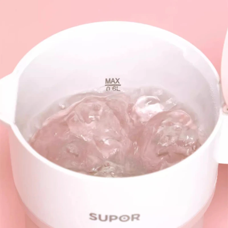 Foldable Electric Kettle, Portable Travel Boiling Cup, Mini Stainless Steel Heating Mug, Compact Thermal Water Boiler