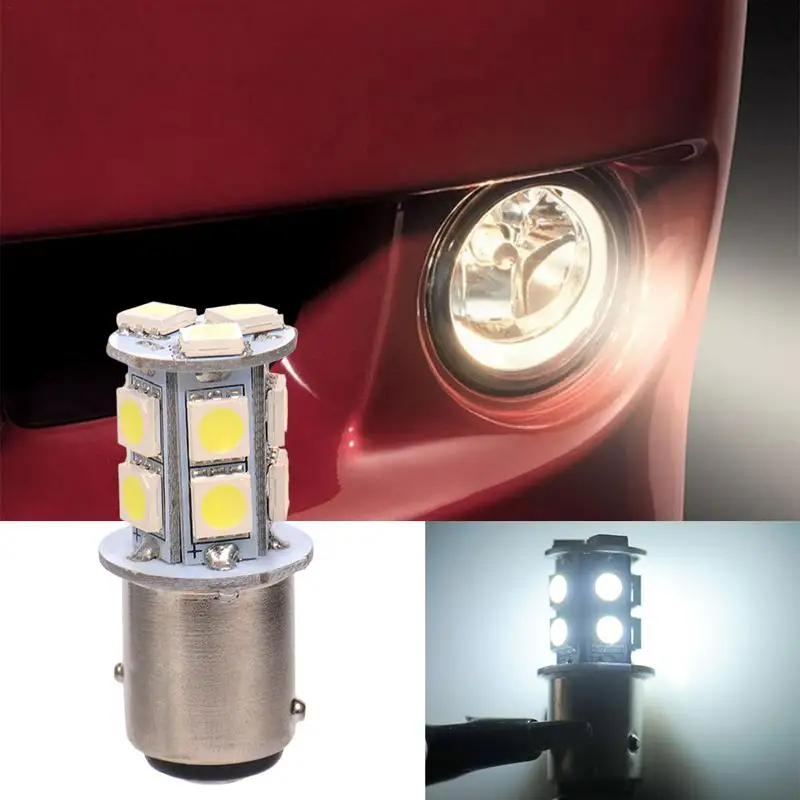 5050 13SMD 12V Brake Stop Tail Bulb BAY15D 1157 Brake Lights LED Car Light 5W Dual Filament F1 Brake Light Stop Signal For Cars