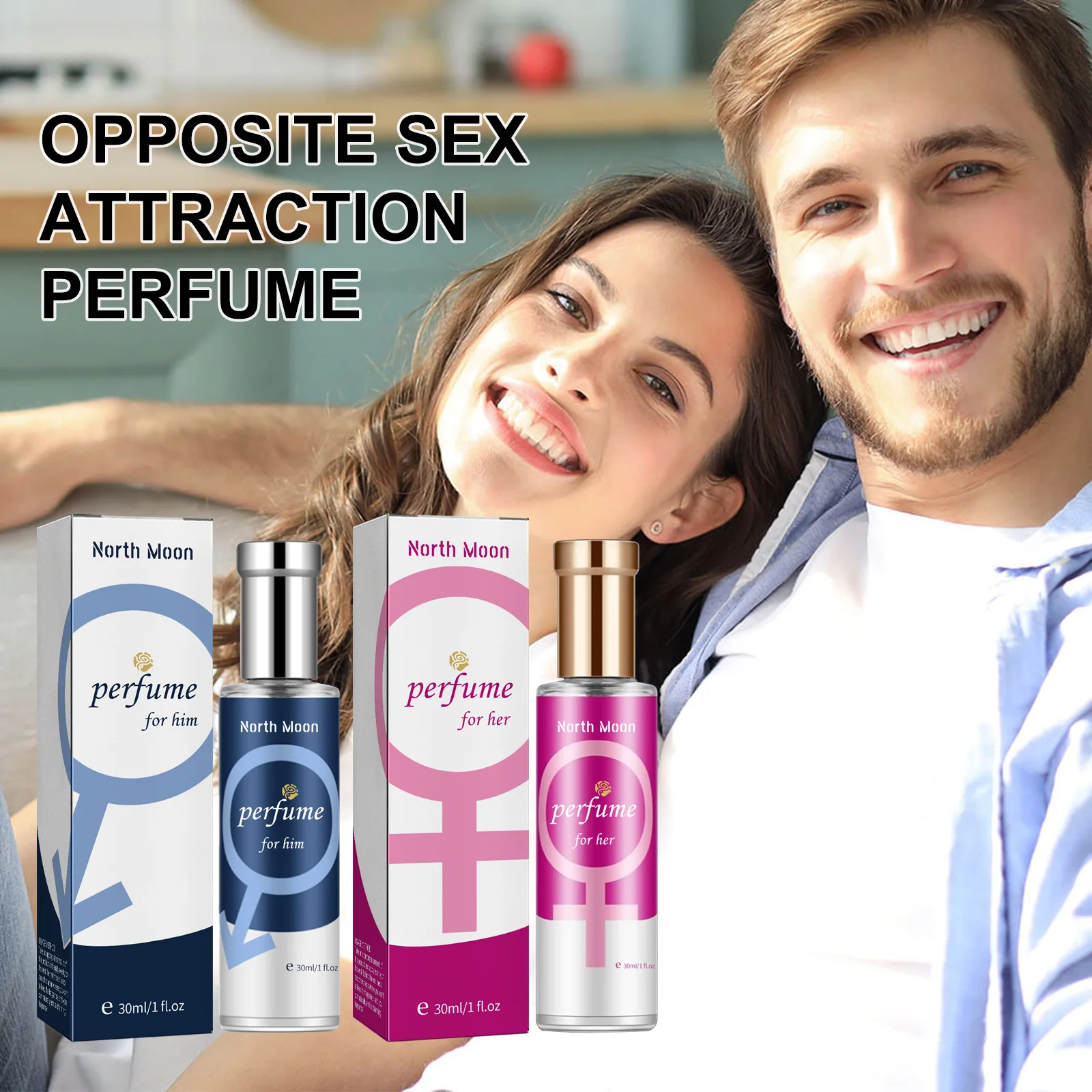 

Charming Fragrance, Fresh & Long-Lasting 30ML — Naturally Fresh, Enduring Scent, Unleash Your Charm, Perfect for Couple Ambiance