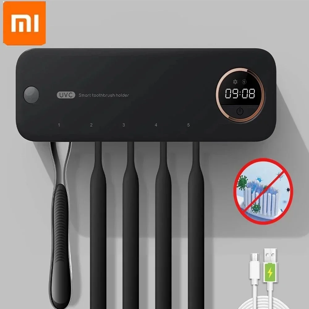 Nowy Xiaomi UV sterylizator do przechowywania maszynki do golenia uchwyt na szczoteczkę do zębów mocowanie ścienne z łazienkami Accessori