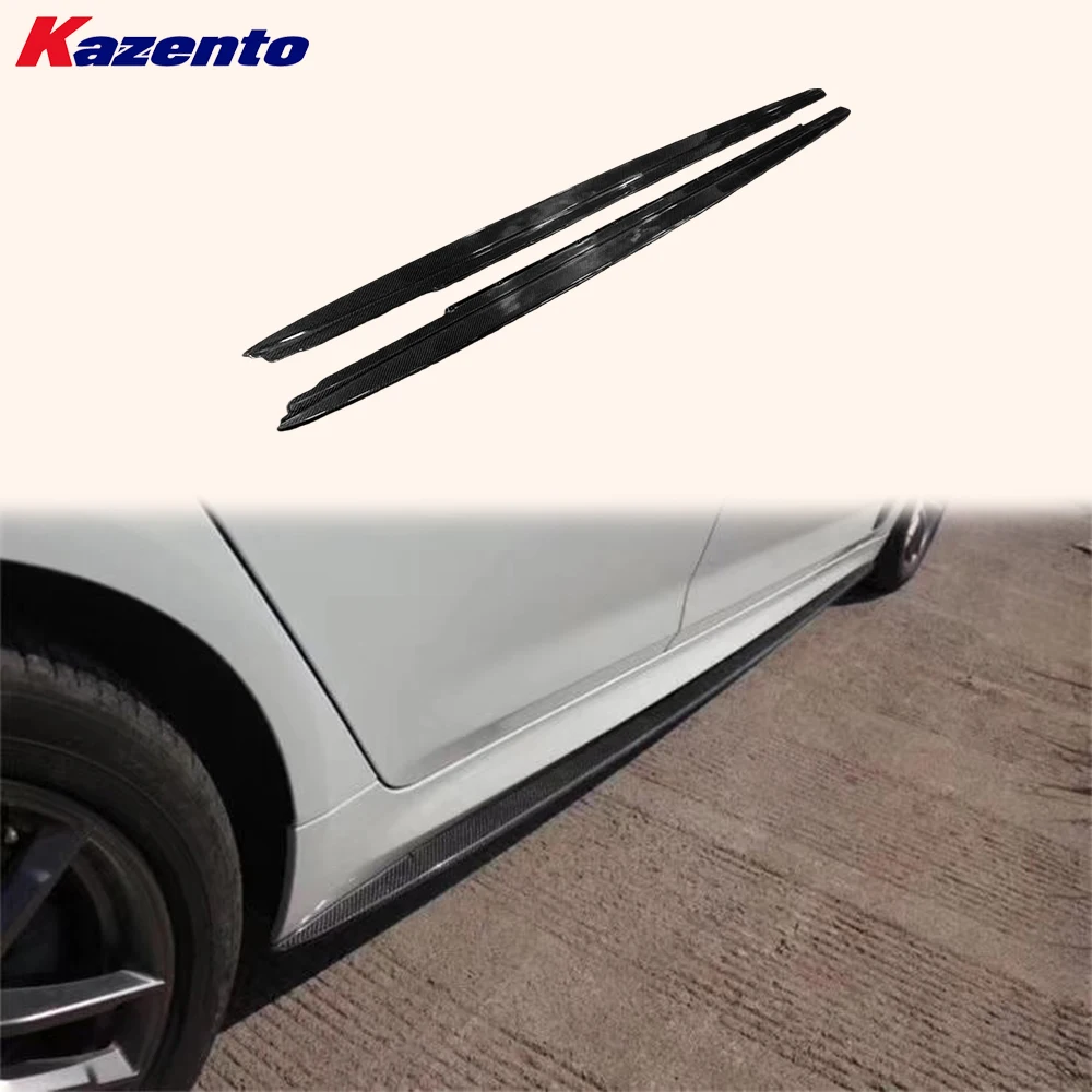 

For BMW 5 Series G30 2018-2024 Sedan Carbon MP Style Side Skirts Extensions