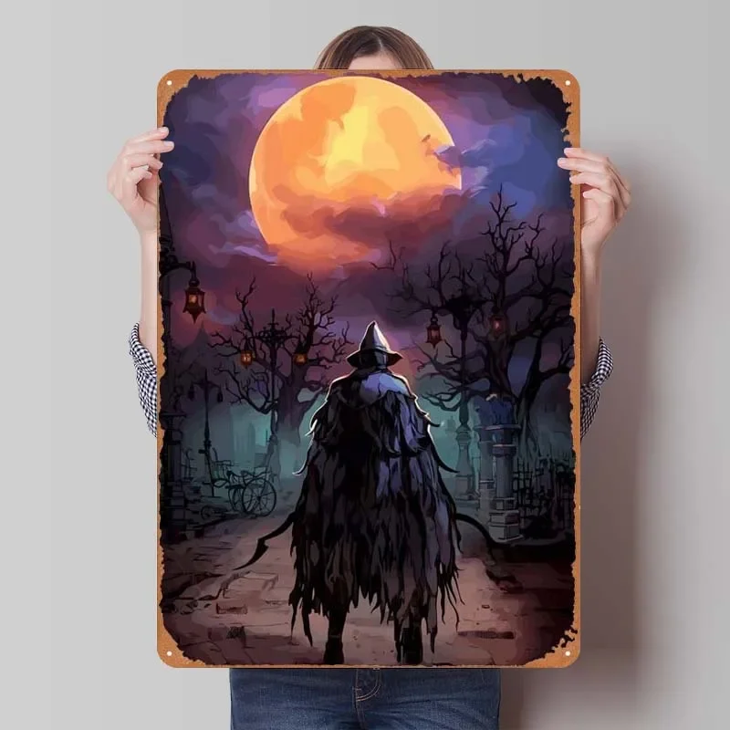 Bloodborne Game Game Poster Wall Art Decor Art of Murals Retro Metal Tin Signs for Gamer Room Decoration Aesthetics Coffee Bar