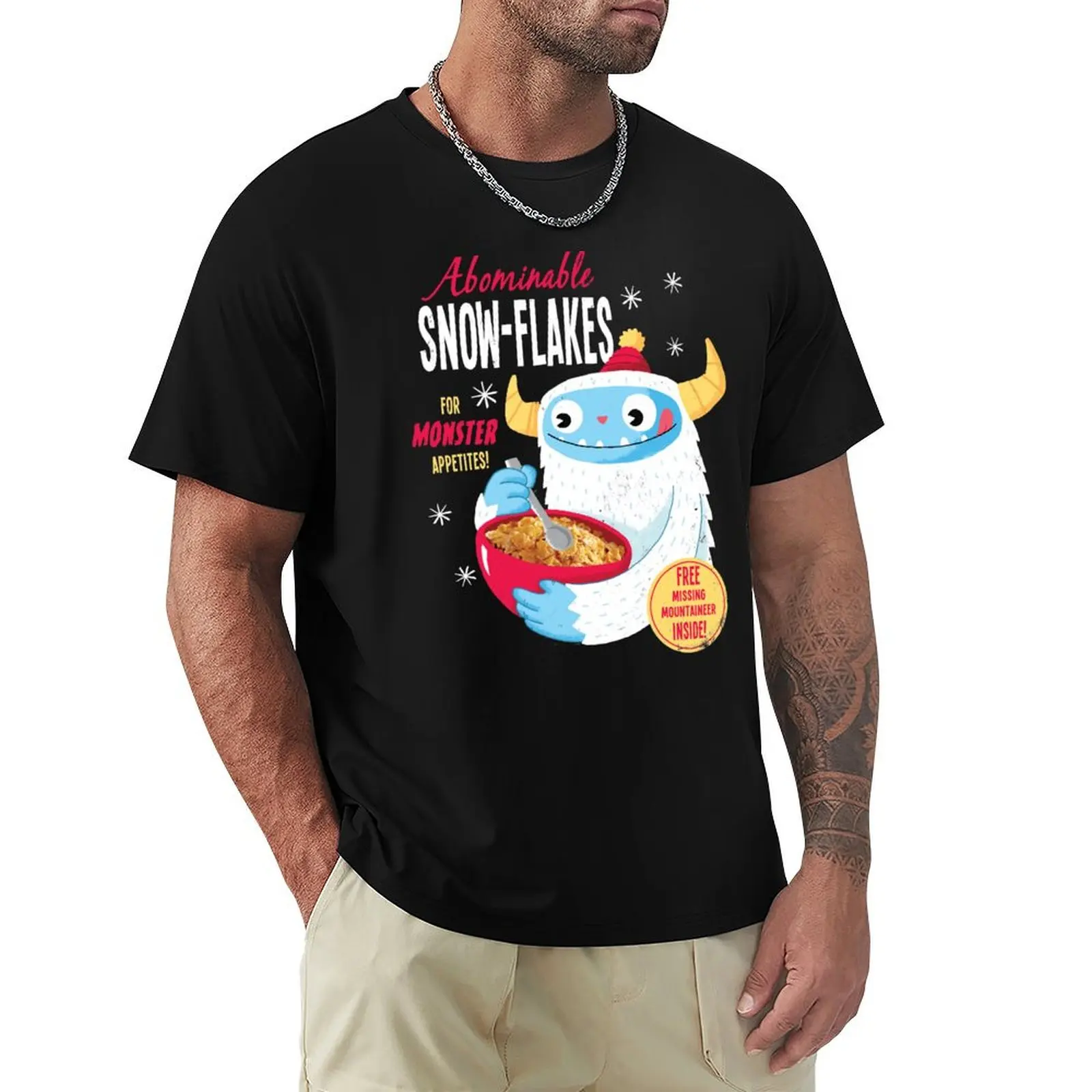 Abominable Snowflakes T-Shirt Lightweight Running Sports T-Shirt