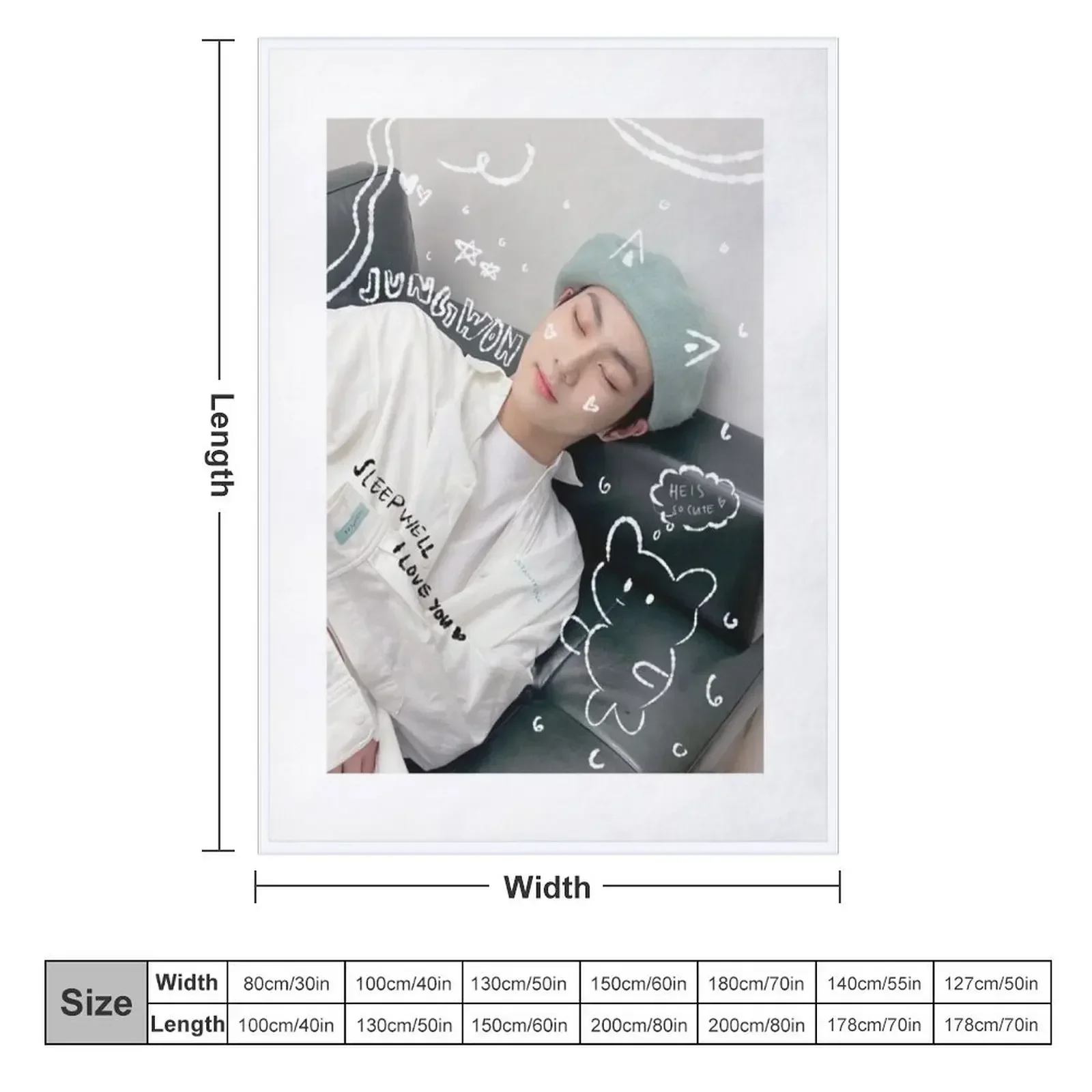 jungwon Throw Blanket Sofa Throw anime Blankets