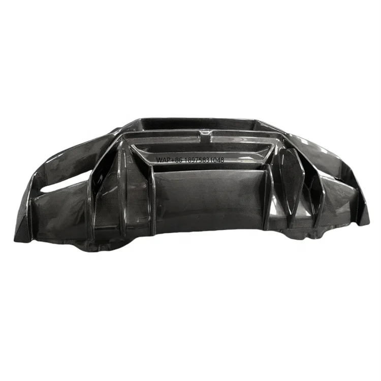 

For LP610 LP580 Carbon Fiber Rear Bumper Body Kit V-Style Diffuser New Automotive Components Car Bumpers