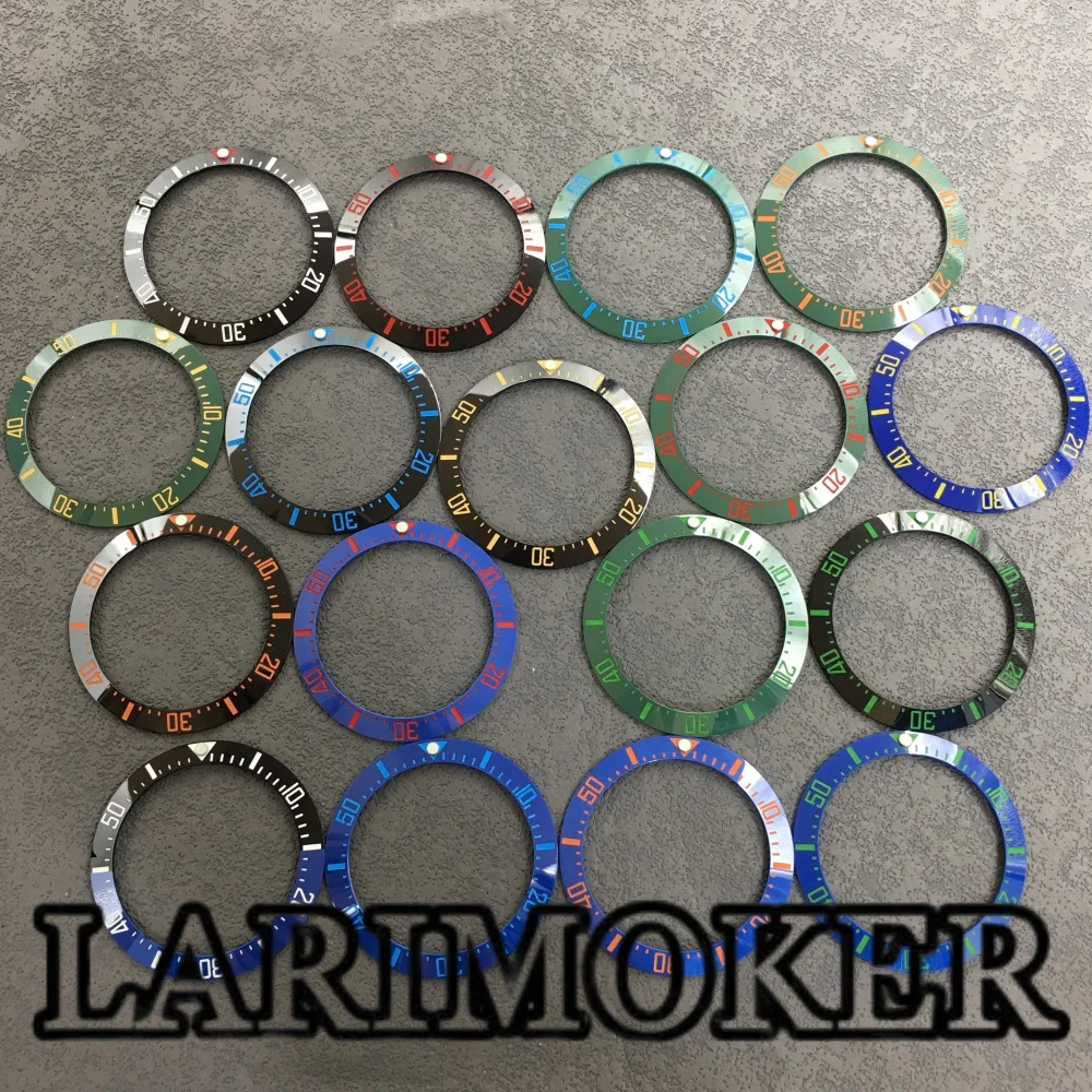 

Аксессуары для часов LARIMOKER: цветной керамический безель 40 мм, подходит для корпуса 43 мм, сменные вставки для мужских часов.