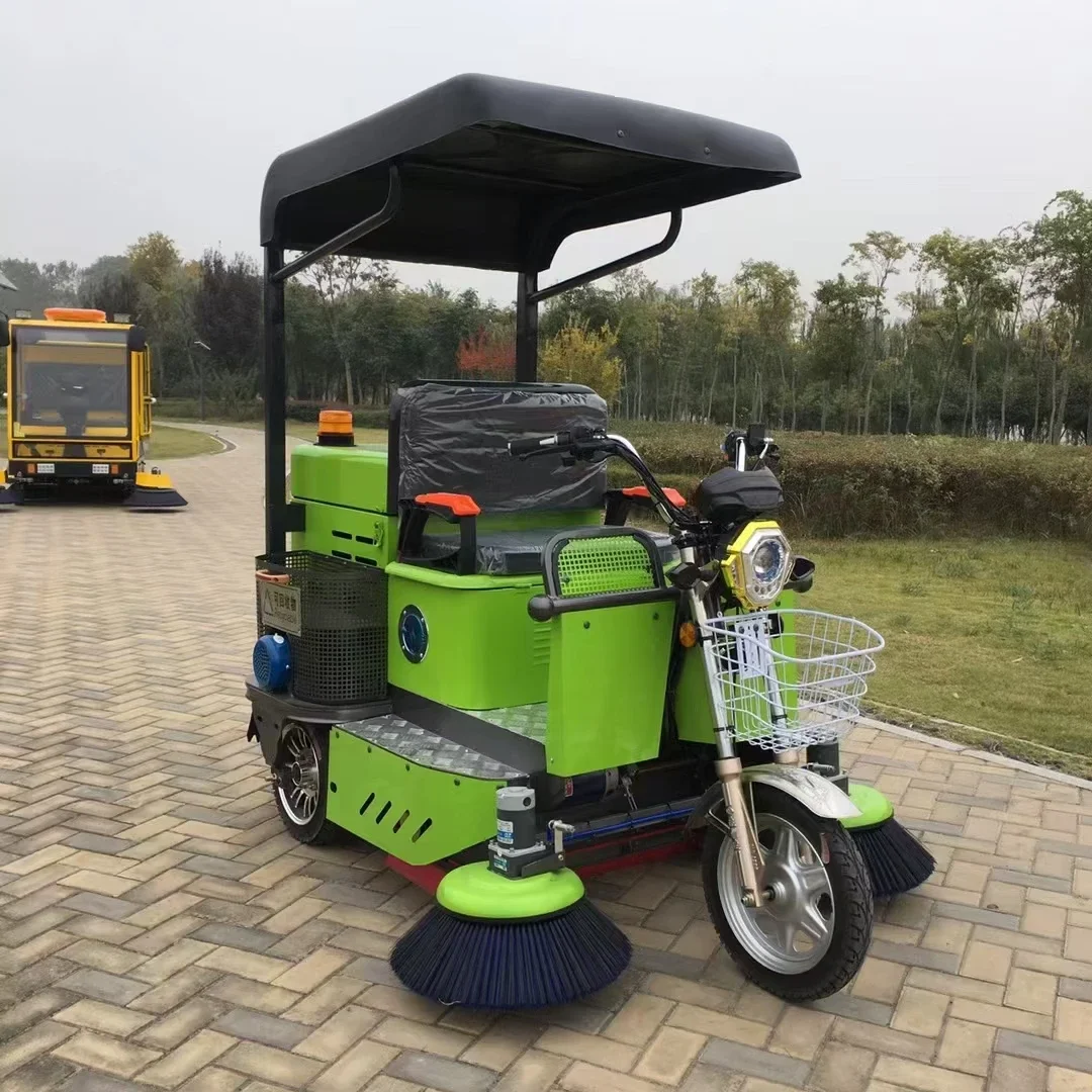 3 Wheel Motorcycle Sweeper Electric Road Sweeper Truck Street Sweeper For Sale