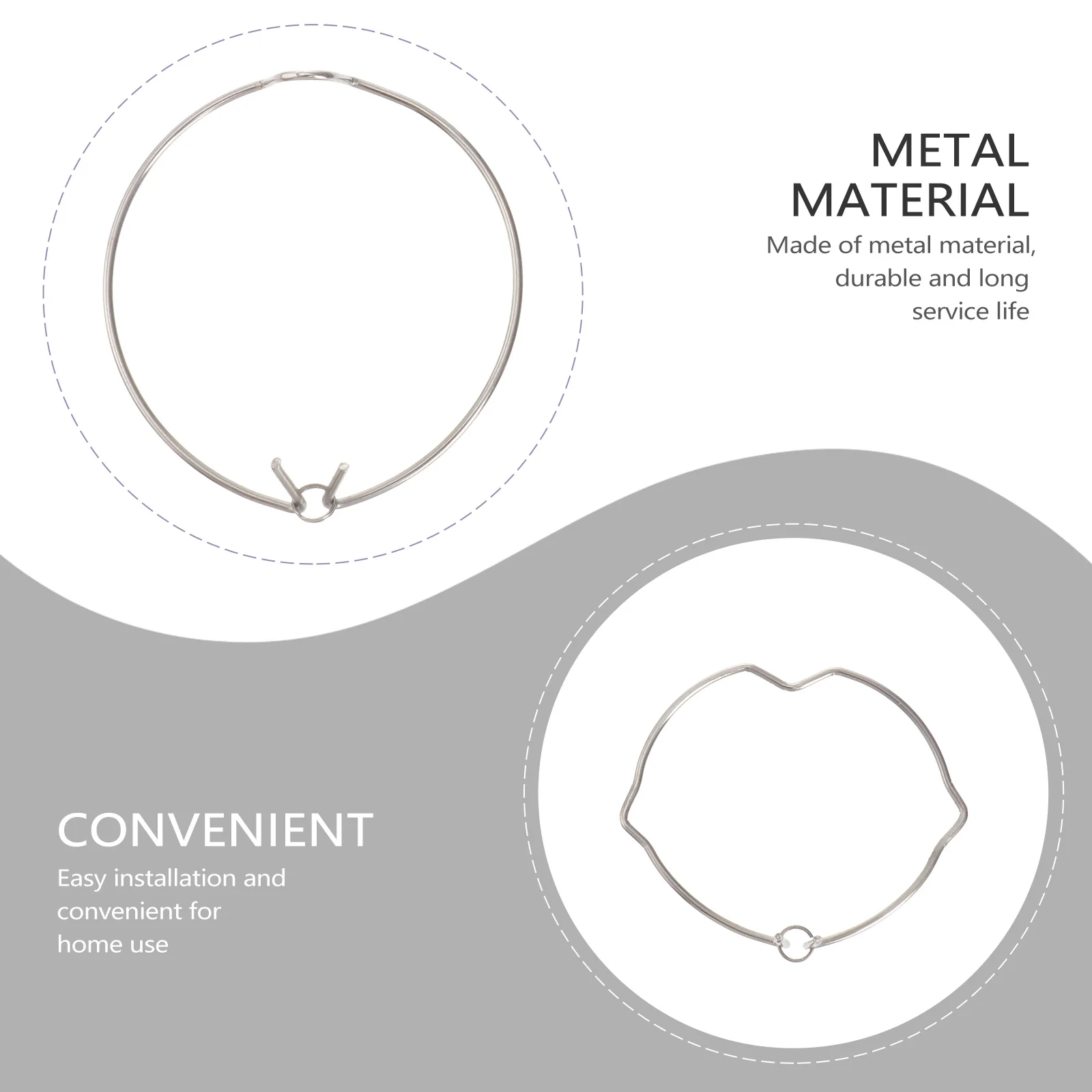 

20Pcs Downlight Snap Ring Metal Bulb Holders Clips for 35-54mm Spotlight Easy Install Garage Home Office LED Halogen