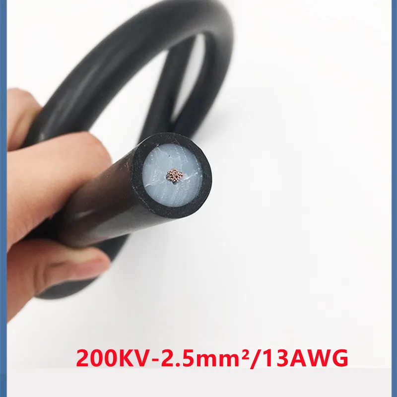 Double insulated silicone high-voltage cable wire anti-static 150/200KV 18 17 15 13awg high-voltage resistant car ignition wire