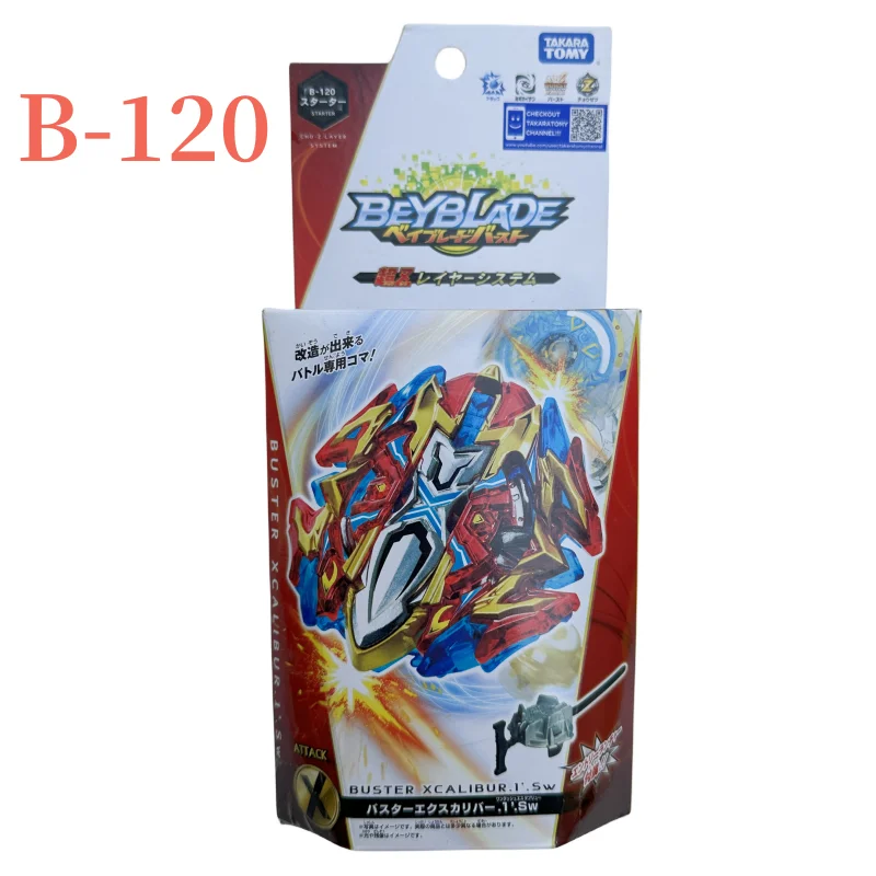 

TAKARA TOMY BEYBLADE GENUINE BEYSCOLLECTOR B-120 Starter Buster Xcalibur.1.Sw