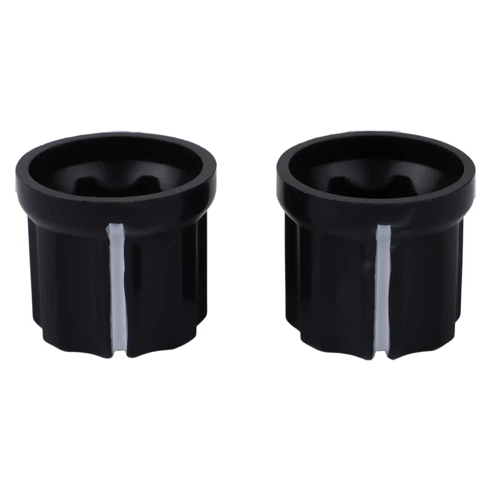 

10pcs Guitar Tone Knobs Bass Black 10x 12*4*2CM D Type Knob Plastic+Aluminum Sheet Potentiometer Volume Control