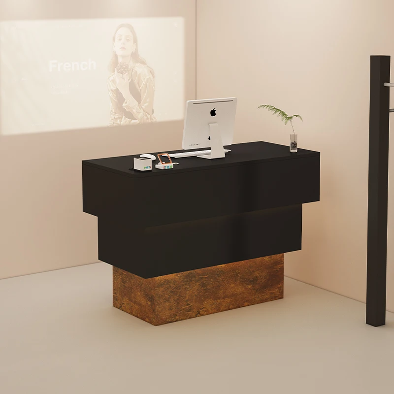 Hair Salon Cashier Reception Desk Counter Beauty Salon Reception Desks Beauty Escritorio De Recepcion Commercial Furniture