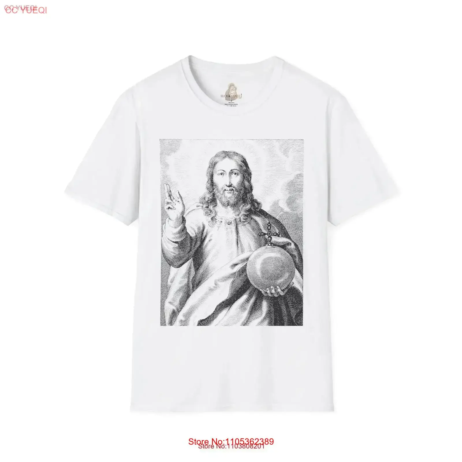 Camisetas católicas de Jesús, el Rey, camiseta religiosa de Cristo, estilo suave, regalo para Navidad, idea vintage, lavada, informal, versátil, suave para hombre