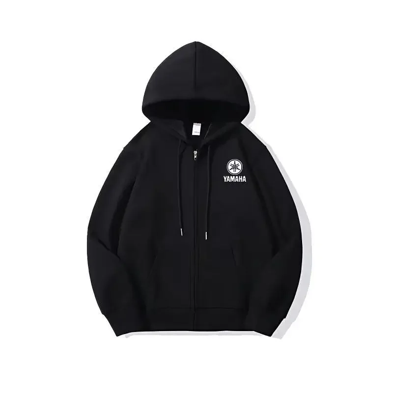 

New Men's and Women's Bicycle Zipper Hoodie Yamaha Motorcycle Enthusiast Hoodie