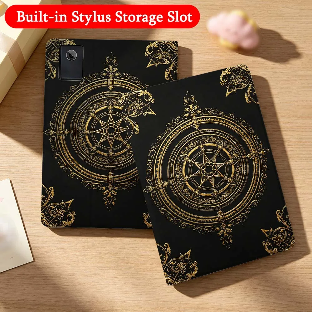 Persian Carpet Art Case For Lenovo Idea Tab K10 M10 P11 P12 Xiaoxin Pad Pro GT Plus 10.6 11 11.1 inch 2025 Folding Tablet