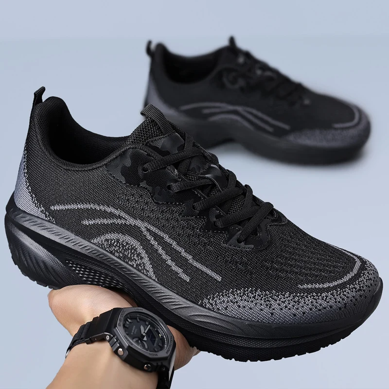 

Quick Dry Sweat Men Mesh Casual Shoes Breathable Mesh Layer Keep Foot Dry Daily Outdoor Sport Footwear